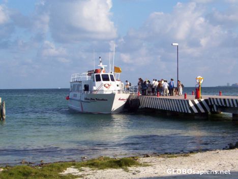 Postcard The Ferry to Isla Mujeres, Cancun