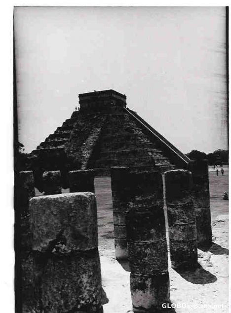 Postcard Chichen Itza ruins