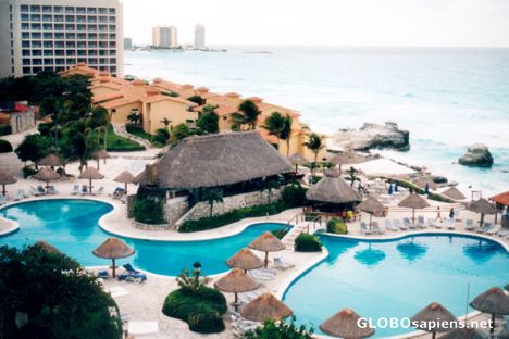 Postcard Cancun Hyatt Caribe Hotel