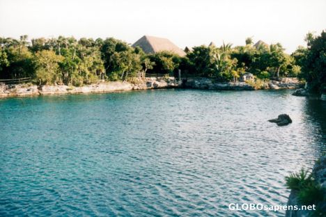 Postcard Mexico Xel-Ha Lagoon