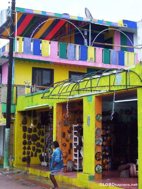 Postcard Punta Norte`s colorful houses