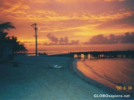 Postcard Sunset at Isla Mujeres