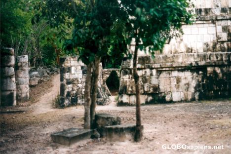 Postcard Chichen Itza ruins