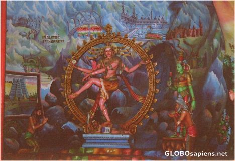 Postcard Shrine to Shiva