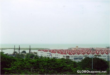 Postcard The Port and Straits of Melaka
