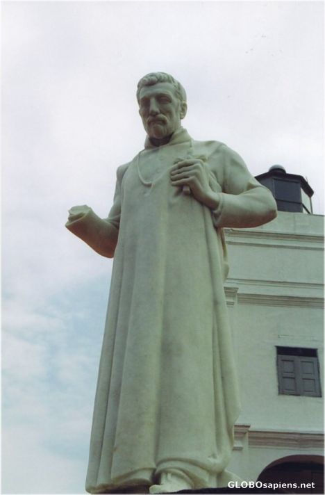 Postcard Statue of St Francis Xavier