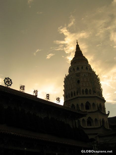 Postcard Kek Lok Si Temple in Penang