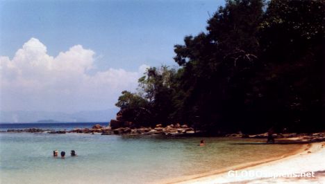 Postcard The bay in Sapi