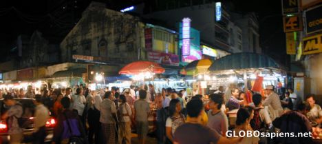 Postcard Kuala Lumpur Chinatown Night Market