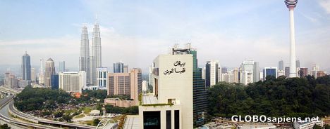 Postcard Kuala Lumpur Twin Towers