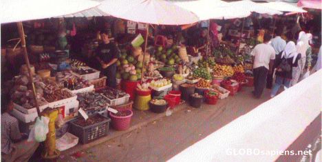 Postcard Kota Bharu Market