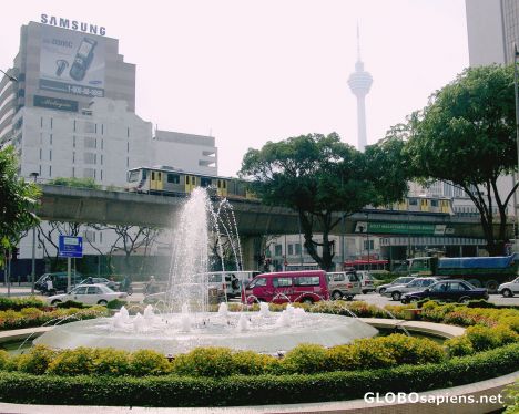 Postcard Landscape Gardens facing Jalan Raja Courts