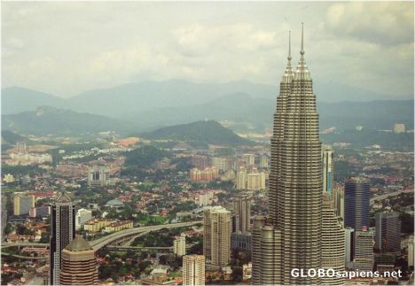 Postcard The View from KL Tower