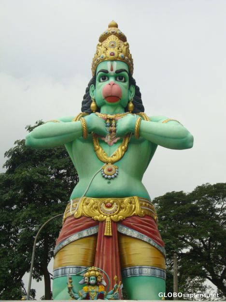 Postcard Lord Hanuman - One of the most popular Hindu Gods