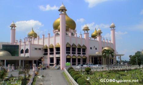 Postcard Mosque in Kuching
