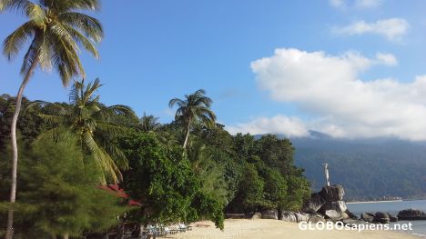 Postcard Air Bartang beach