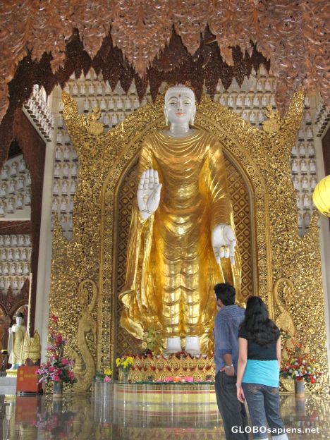 Postcard Buddha statute