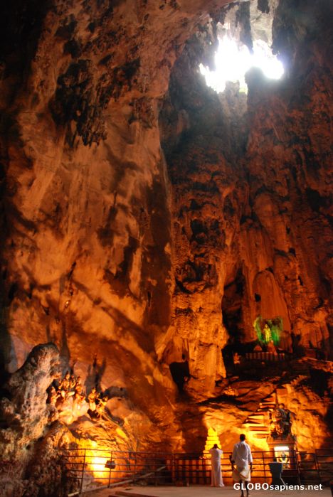 Postcard batu cave inside