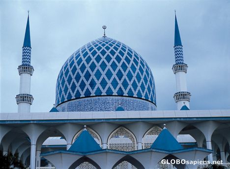Postcard Shah Alam - Mosque