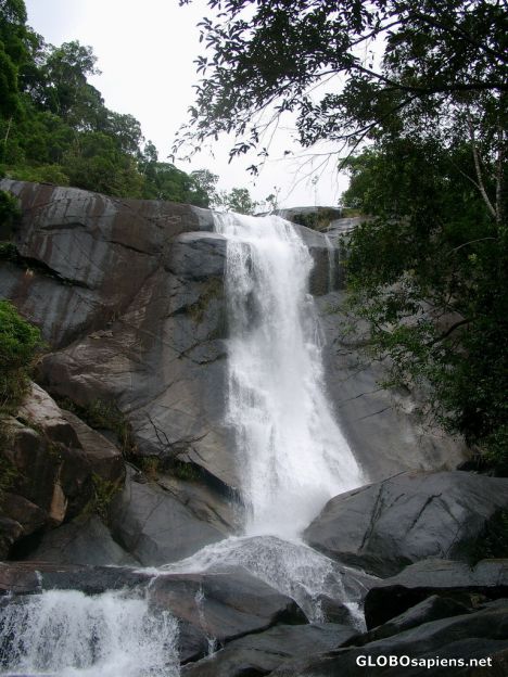 Postcard Langkawi - Telaga Tujuh (Seven Wells) Waterfalls