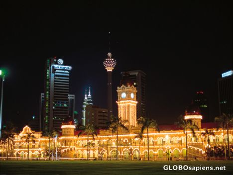 Postcard Kuala Lumpur by Night