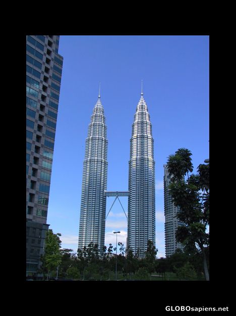 Postcard Two Towers Kuala Lumpur