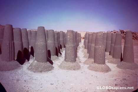 Postcard Salt cones of Bilma