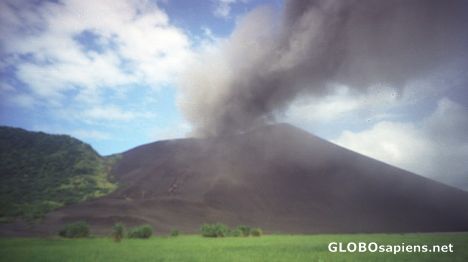 Postcard Yasur volcano