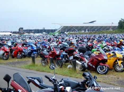 Postcard Assen-Moto GP-Raceday
