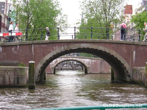 Postcard Amsterdam - Canal View