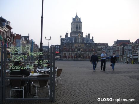 Postcard Delft Square