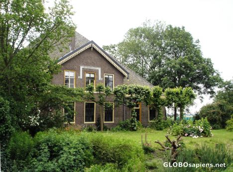 Postcard Country house in North Holland