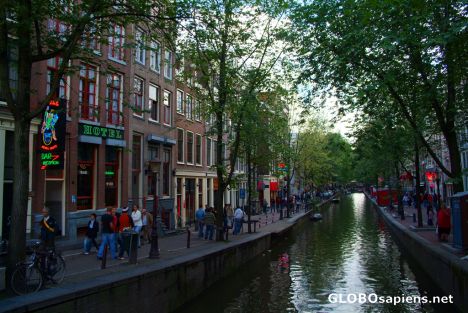 Postcard Amsterdam - in the heart of the RLD