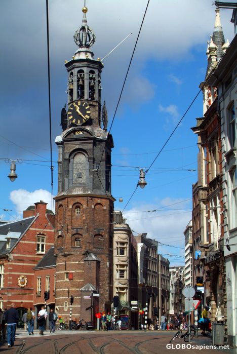 Postcard Amsterdam - the Munttoren