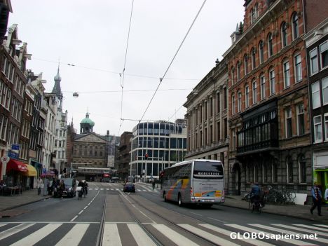 Postcard Amsterdam streets