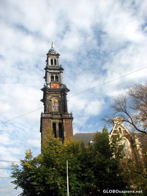 Postcard Westermark Church Tower