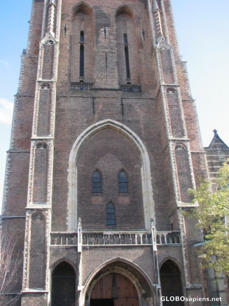 Postcard Nieuwe Kerk Facade