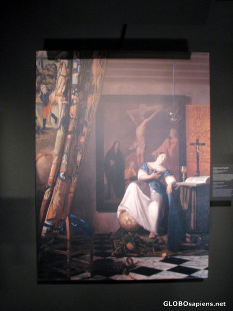 Postcard Vermeer's Allegory of Faith