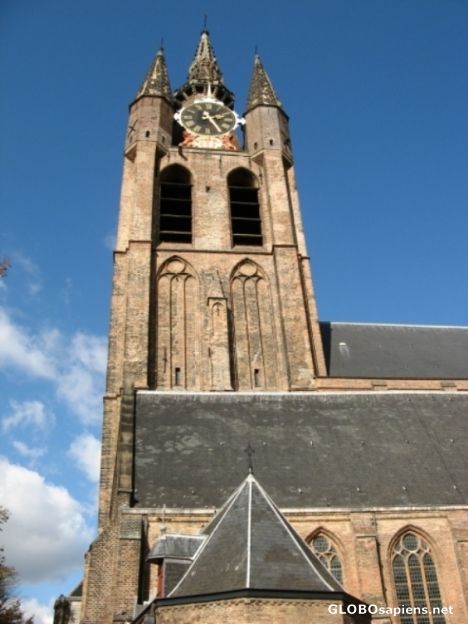 Postcard Oude Kerk (Old Church)