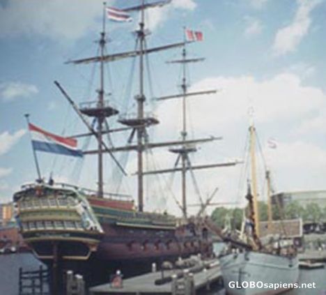 Postcard The replica of the Amsterdam