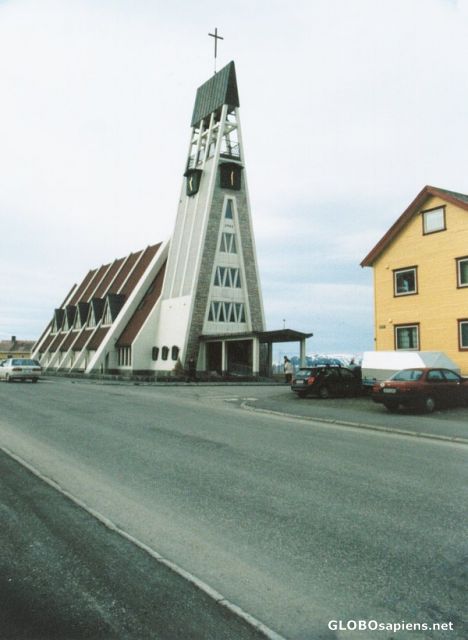 Postcard Modern Church - exterior