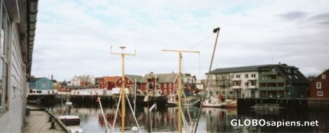 Postcard Svolvaer harbour