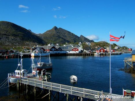 Postcard Bay of Sorvagen