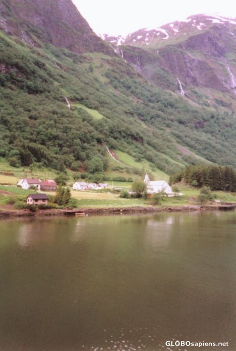 Postcard Norway's smallest postal district