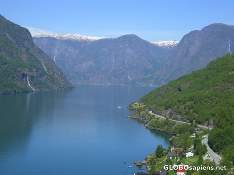 Postcard View of the Aurlandsfjord