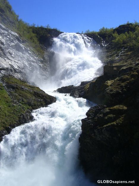 Postcard Kjosfossen Waterfall