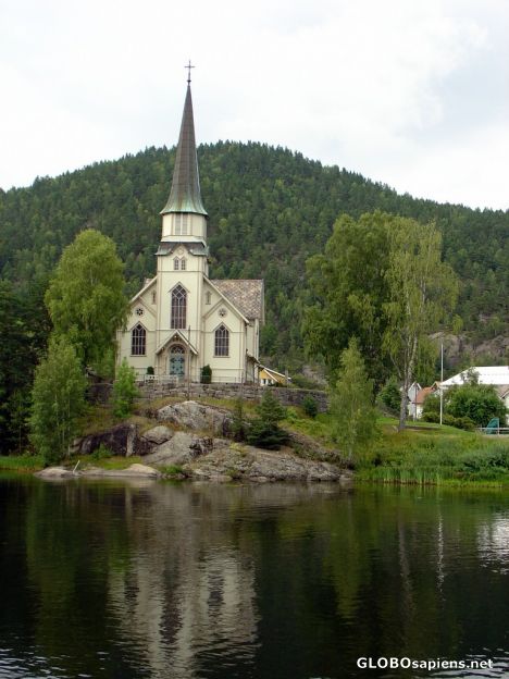 Postcard church