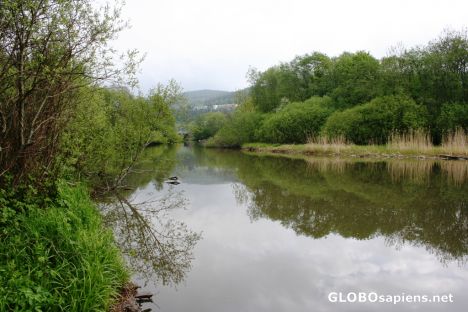 Postcard Lier river