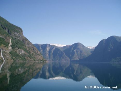 The fjord seen from Flaam