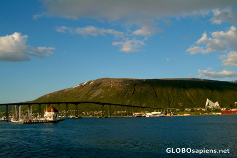 Postcard Tromsø - the famous bridge